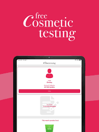 free cosmetic testing on the app