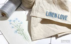 weaving with linen material spotlight