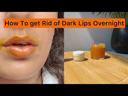 how to lighten dark lips overnight