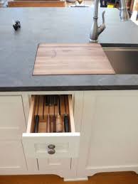 We offer ready to assemble kitchen cabinetry in over 41 door styles. Kitchen Island With Cutting Board Top Ideas On Foter