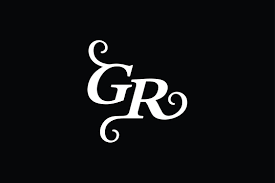 monogram gr logo v2 graphic by