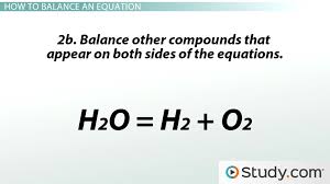 Balancing Chemical Equations Steps