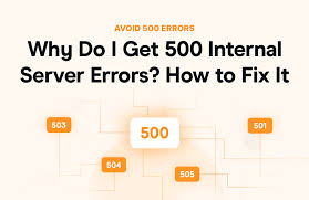 why do i get 500 internal server errors