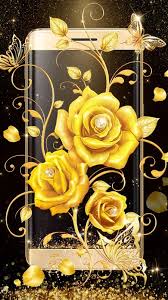 gold rose live wallpaper free android