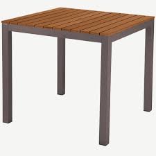 Aluminum Patio Table In Rust Color