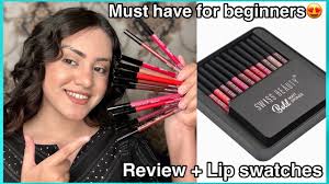 swiss beauty bold matte lip liner set