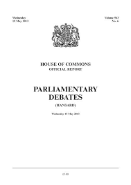 parliamentary debates united kingdom
