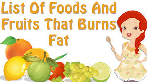 food that burns fat list of foods and