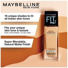 Here's what that says about the evolution of the beauty industry as a whole. Buy Maybelline New York Fit Me Matte Poreless Liquid Foundation Online At Best Price Bigbasket