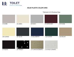 what toilet partition color should i