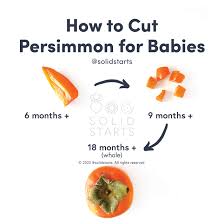 persimmon for es first foods for