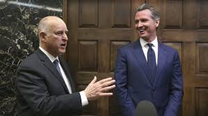 A member of the democratic party, he previously served as the 49th lieutenant governor of california from 2011 to 2019 and as the 42nd mayor of san francisco from 2004 to 2011. Maybe Not A Bond But There S A Connection Between Jerry Brown And Gavin Newsom As Governors Of California Los Angeles Times