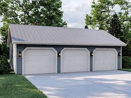 Car Garage Plan With Gable Roof