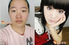asian s before and after makeup 08