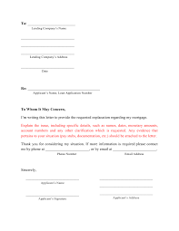 Jane doe's loan application #123456789 dear sir or madam: Letter Of Explanation For Mortgage Template Download Printable Pdf Templateroller