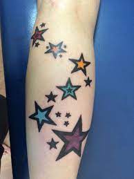 Pride stars | Star tattoos, Tattoos, Lower arm tattoos