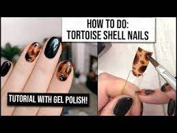 tortoise s nails with gel