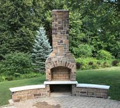 Outdoor Fireplace Wisconsin Stone