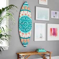 capiz surfboard wall decor surfboard