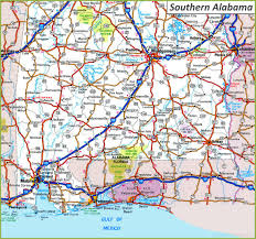 Map of radon zones in alabama based on environmental protection agency (epa) data more alabama directories: Map Of Southern Alabama