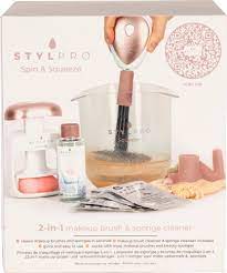 stylpro spin squeeze makeup brush and