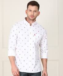 Upgrade your closet with the most dynamic range of graphic t shirts for. U S Polo Assn Men Printed Casual White Shirt Buy Online In Barbados At Barbados Desertcart Com Productid 138390017