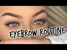 my eyebrow routine everyday insram