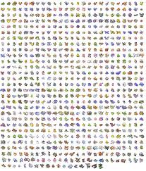 Click the image to go to the pokédex for the latest games. All 718 Pokemon Sprite Icons Pokemon Sprites Pokemon Pixel Art Pokemon