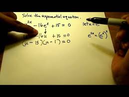 Solve Exponential Equation Quadratic