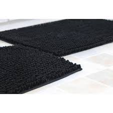Additionally, if your bathroom rugs have plastic or rubber backing, go ahead and wipe that off with a dry microfiber cloth. Plush Royale Diamond Chenille Noodle Extra Soft Bathroom Mat Set W La
