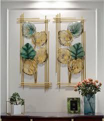 See more ideas about stencil furniture, stencils wall, stencil painting. Luxury Wrought Iron Green Gold Leaf Wall Hanging Decoration Etsy Decoracion De Pared De Metal Decoracion De Pared De Hierro Decoracion De Unas