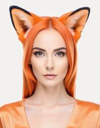 fox fancy dress woman face swap