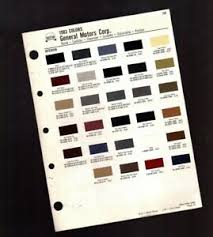 Details About 1983 Gm Interior Color Chip Chart Paint Sample Brochure Chevy Cadillac Pontiac