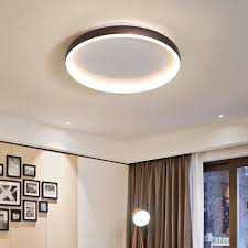 Neo Gleam White Black Coffee Finished Modern Led Ceiling Lights For Living Room Bedroom Study Room Home 110v 220v Ceiling Lamp Decorstar Home Decor