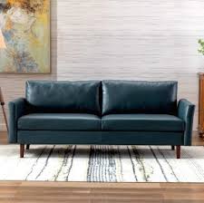 24 best faux leather couches 2022