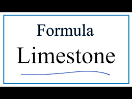 chemical formula for limestone you