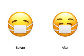 It's our reactions to every new emoji that phones will be receiving via software updates in 2020. Apple Is Hiding A Smile Behind Its New Mask Emoji The Verge