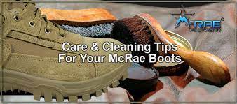 cleaning tips for your mcrae military boots