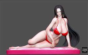 STL file BOA HANCOCK SWIM SUIT STATUE ONE PIECE ANIME PRETTY SEXY GIRL  CHARACTER・3D printing design to download・Cults