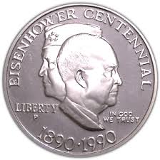 1 Dollar Eisenhower Centennial United States Numista