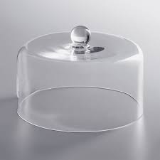 Clear Glass Round Cake Cover