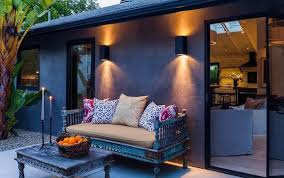 patio design modern outdoor lighting