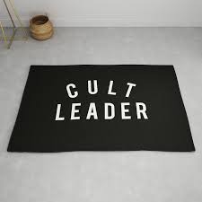 cult leader rug by xukuxe society6