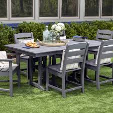 Poly furniture is made with recycled plastic that comes from milk jugs and detergent bottles. Polywood Lakeside 37in X 72in Farmhouse Dining Table Lakeside Collection Polywood Outdoor Furniture Collections