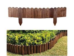 Garden Wooden Fence Landscape Edging