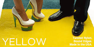 yellow event carpet runner