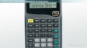 Radians Degrees On A Calculator