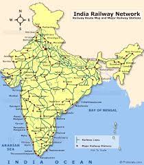 india railway map map of india railway