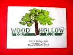vtg - Golf Scorecard - WOOD HOLLOW GOLF CLUB gc - Longview TX | eBay