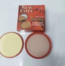 new coty beige skin care compact powder
